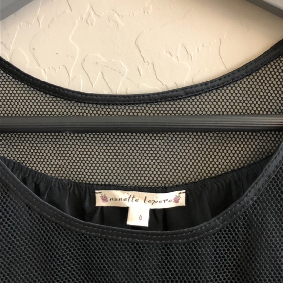 NANETTE Lepore silk mesh blouse - Picture 6 of 7